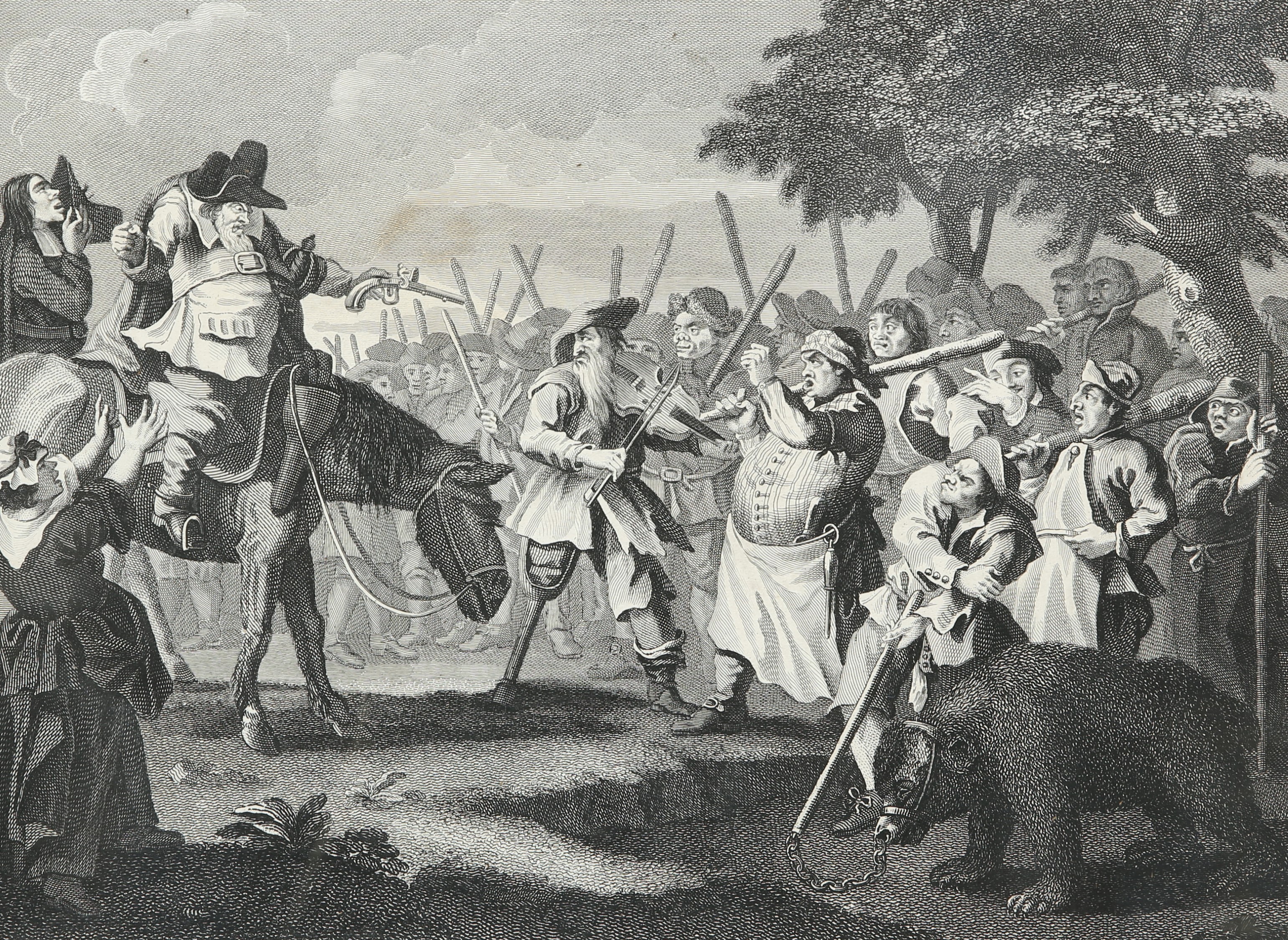 AFTER HOGARTH, HUDIBRAS'S FIRST ADVENTURE AND SIR HUDIBRAS HIS PASSING WORTH THE MANNER HOW HE - Image 6 of 14