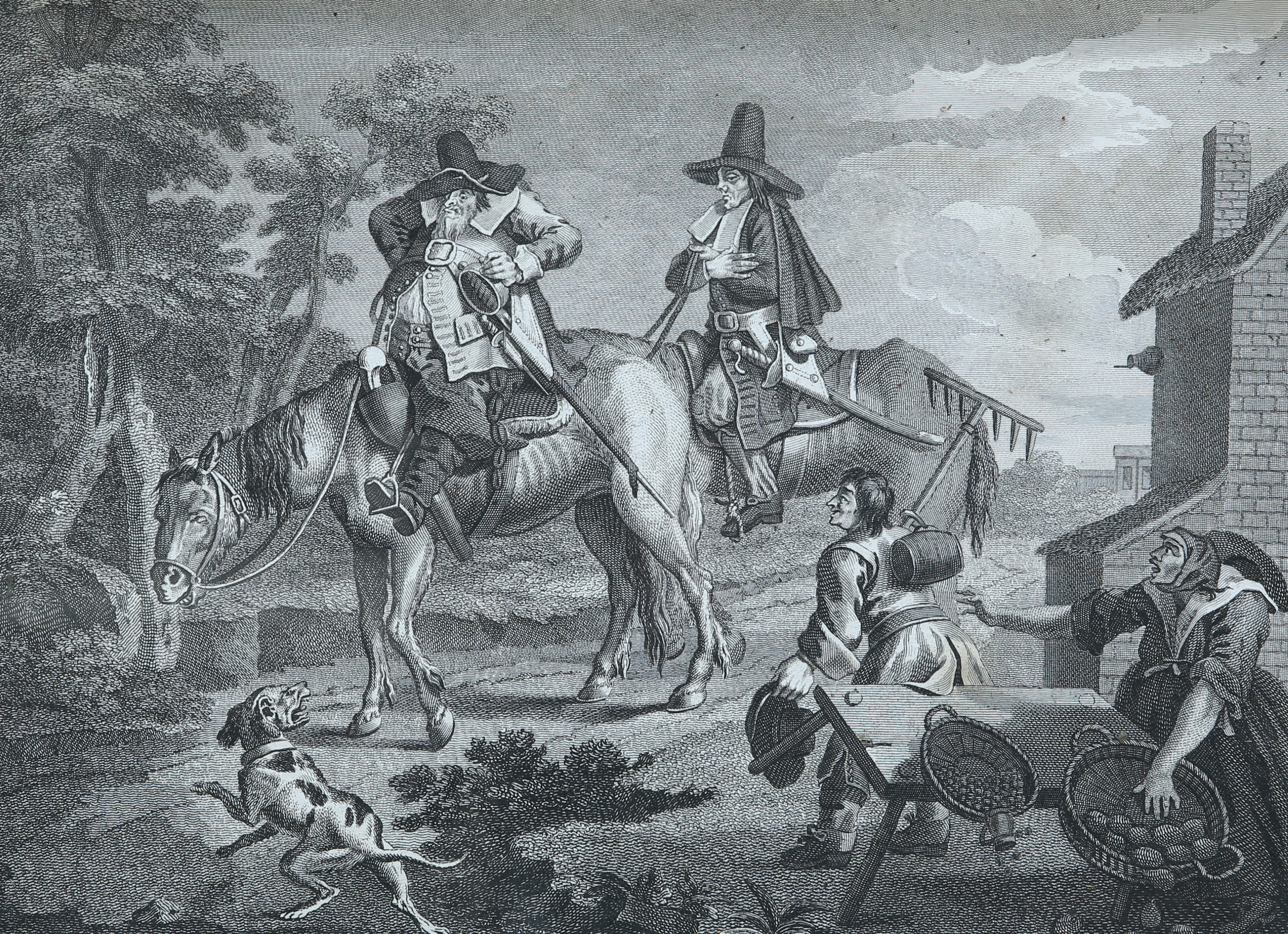 AFTER HOGARTH, HUDIBRAS'S FIRST ADVENTURE AND SIR HUDIBRAS HIS PASSING WORTH THE MANNER HOW HE - Image 5 of 14