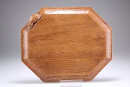 ROBERT THOMPSON OF KILBURN, A MOUSEMAN ADZED OAK BREADBOARD