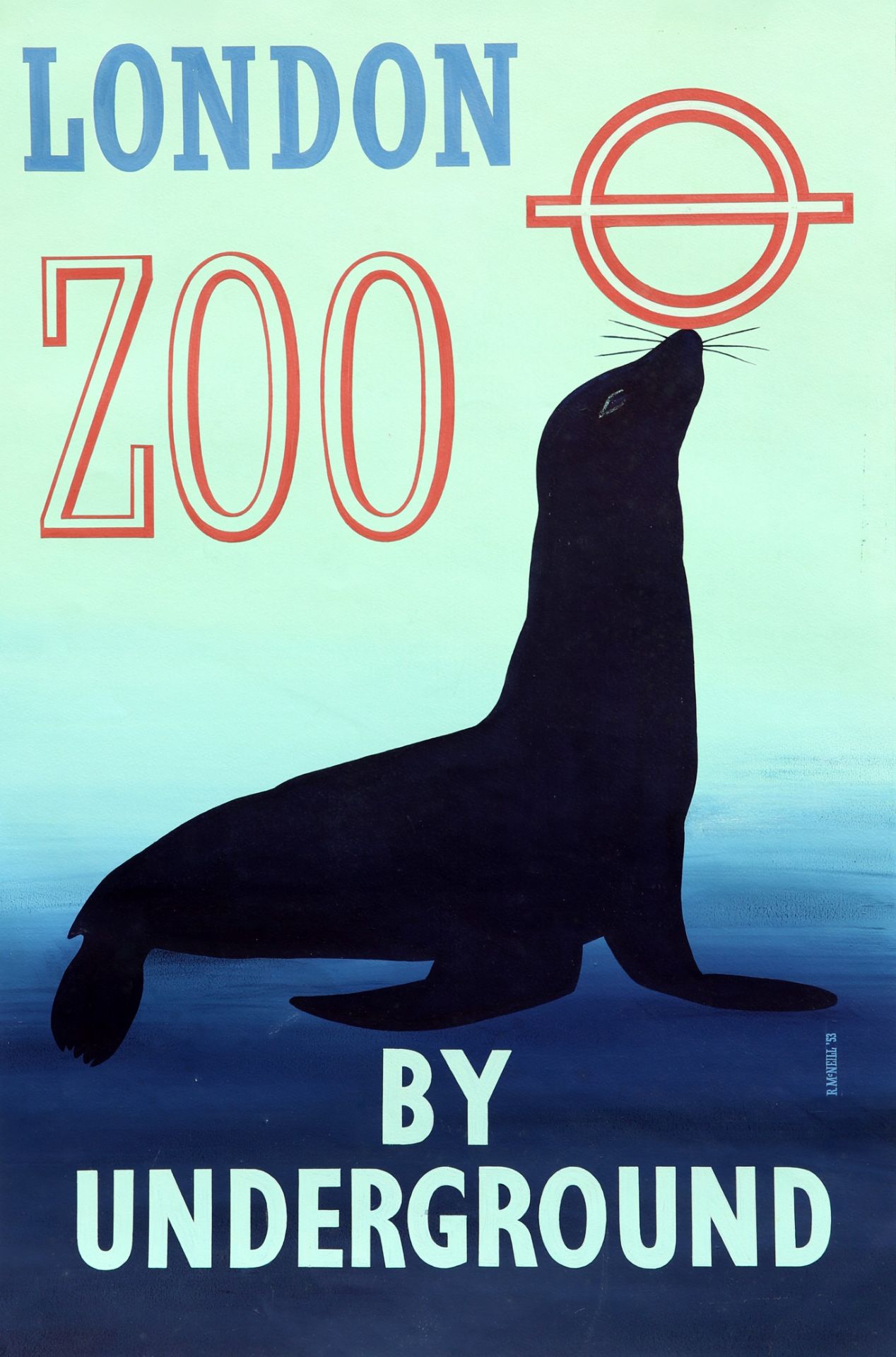 RONALD (RON) MCNEILL (1932-2020), LONDON ZOO BY UNDERGROUND