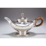 OMAR RAMSDEN (1873-1939), AN ARTS AND CRAFTS SILVER TEAPOT,