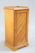 HEALS AN AESTHETIC MOVEMENT SATIN WALNUT POT CUPBOARD