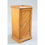 HEALS AN AESTHETIC MOVEMENT SATIN WALNUT POT CUPBOARD