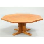 ROBERT THOMPSON OF KILBURN, A LARGE MOUSEMAN OAK OCCASIONAL TABLE