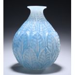RENÉ LALIQUE (FRENCH, 1860-1945) A 'MALESHERBES' VASE, DESIGNED IN 1927