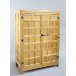 ROBERT THOMPSON OF KILBURN, A MOUSEMAN OAK WARDROBE