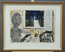ALISTAIR GRANT (1925-1997), MOONLIGHT THROUGH WINDOW