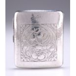 OMAR RAMSDEN & ALWYN CARR, AN ARTS AND CRAFTS SILVER CIGARETTE CASE