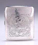 OMAR RAMSDEN & ALWYN CARR, AN ARTS AND CRAFTS SILVER CIGARETTE CASE