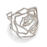 A DIAMOND CUFF BANGLE, BY GAVELLO