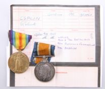 A WWI WAR AND VICTORY MEDAL