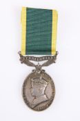 A GEORGE VI (1ST TYPE) TERRITORIAL EFFICIENCY MEDAL