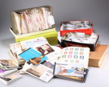 TWO SHOEBOXES OF ASSORTED STAMPS