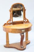 A VICTORIAN MAHOGANY DUCHESS DRESSING TABLE