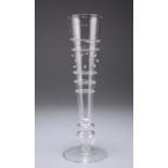 A VENETIAN GLASS FLUTE, CIRCA 1900