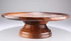 A MAHOGANY LAZY SUSAN