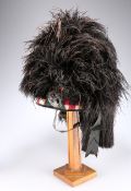 AN OTHER RANKS' OR PIPERS' PATTERN FEATHER BONNET