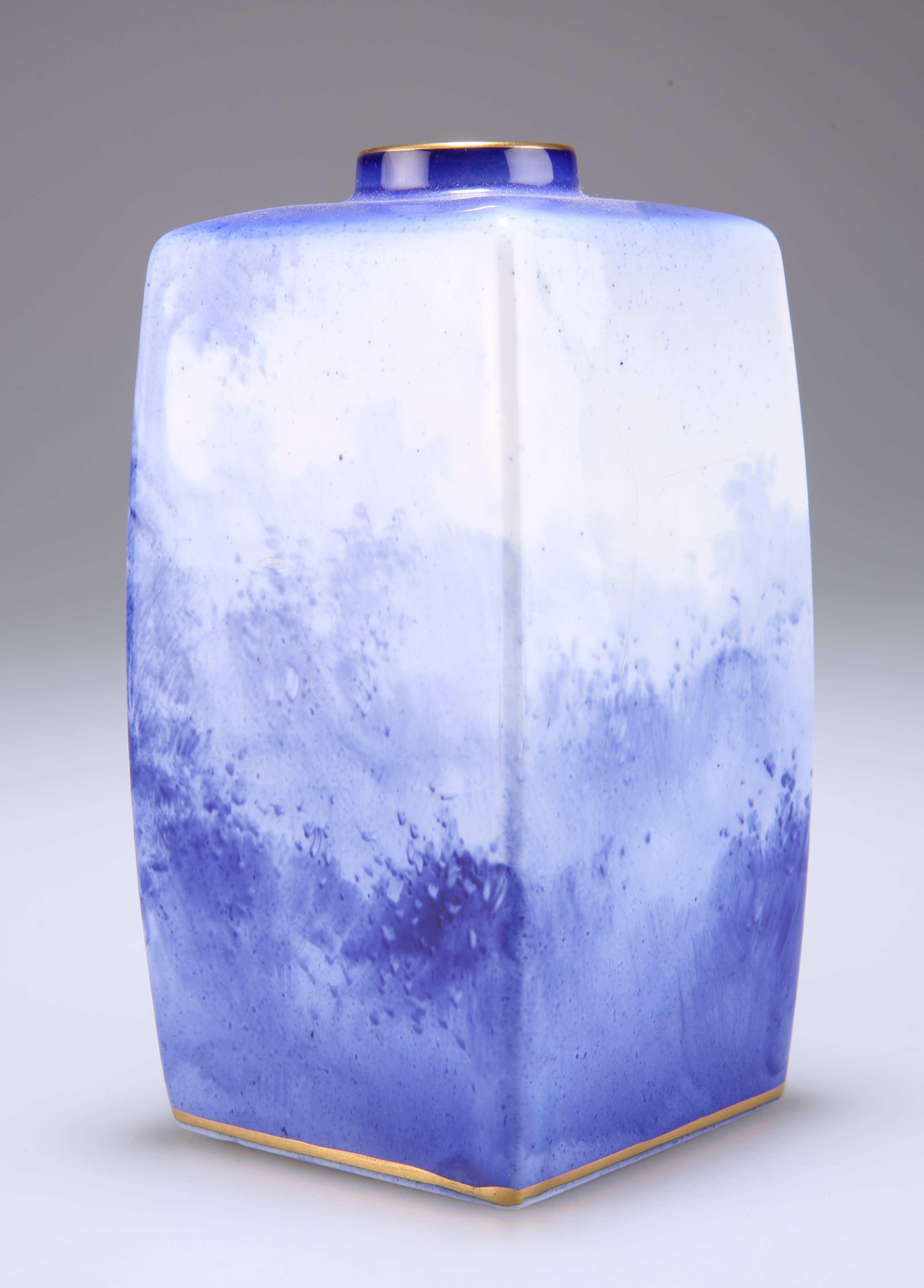 A ROYAL DOULTON BLUE AND WHITE CHILDREN SERIES VASE - Image 2 of 2