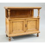 A VICTORIAN POLLARD OAK BUFFET