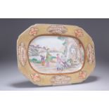 AN 18TH CENTURY CHINESE EXPORT PORCELAIN DISH