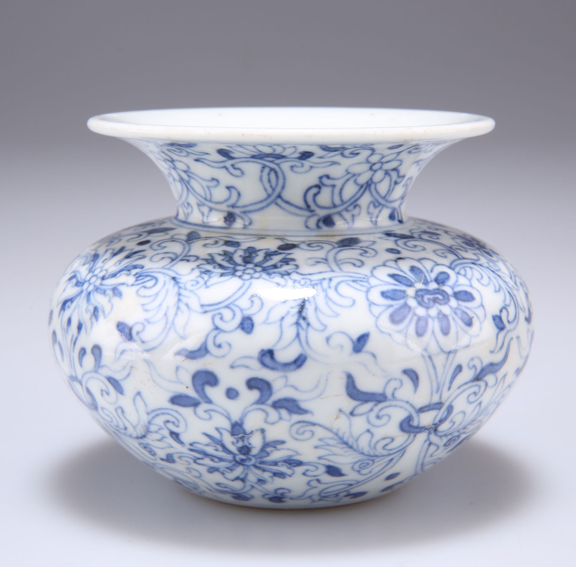 A CHINESE BLUE AND WHITE PORCELAIN VASE