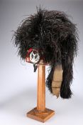 AN OTHER RANKS' OR PIPERS' PATTERN FEATHER BONNET