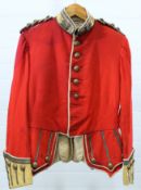 A POST-1881 OFFICERS' PATTERN SCARLET DOUBLET OF THE GORDON HIGHLANDERS