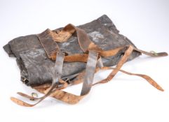 A SCARCE OILSKIN INFANTRY BACK PACK