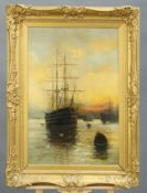 EDWARD HENRY EUGENE FLETCHER (1857-1945), SHIPS ON THE THAMES