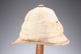 AN 1878 PATTERN BRITISH FOREIGN SERVICE HELMET WITH COVER