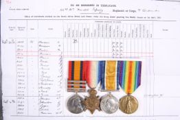 GROUP OF FOUR: QUEEN'S SOUTH AFRICA MEDAL