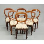 A SET OF SIX BALLOON BACK CHAIRS