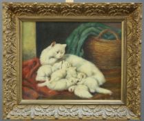 ROBERT KINGMAN (20TH CENTURY), PERSIAN CAT AND KITTENS