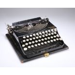 AN EARLY 20TH CENTURY REMINGTON PORTABLE TYPEWRITER