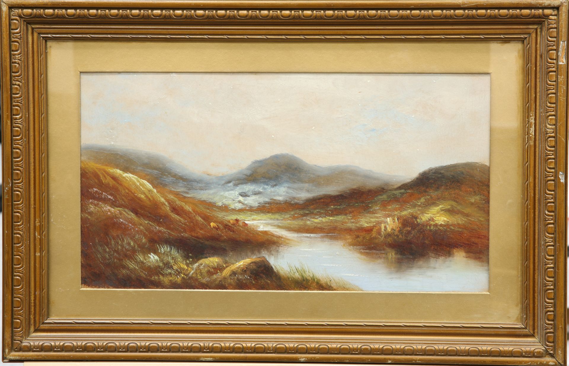 BRITISH SCHOOL (19TH CENTURY), HIGHLAND AND RIVER LANDSCAPE - Bild 2 aus 2