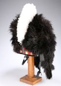 AN OTHER RANKS' PATTERN FEATHER BONNET