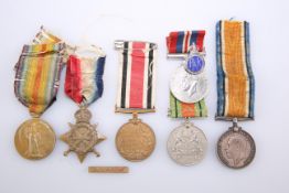 WWI/WWII MEDAL GROUP OF SIX