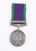 A CAMPAIGN SERVICE MEDAL WITH BORNEO BAR