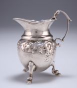 A VICTORIAN SILVER CREAM JUG