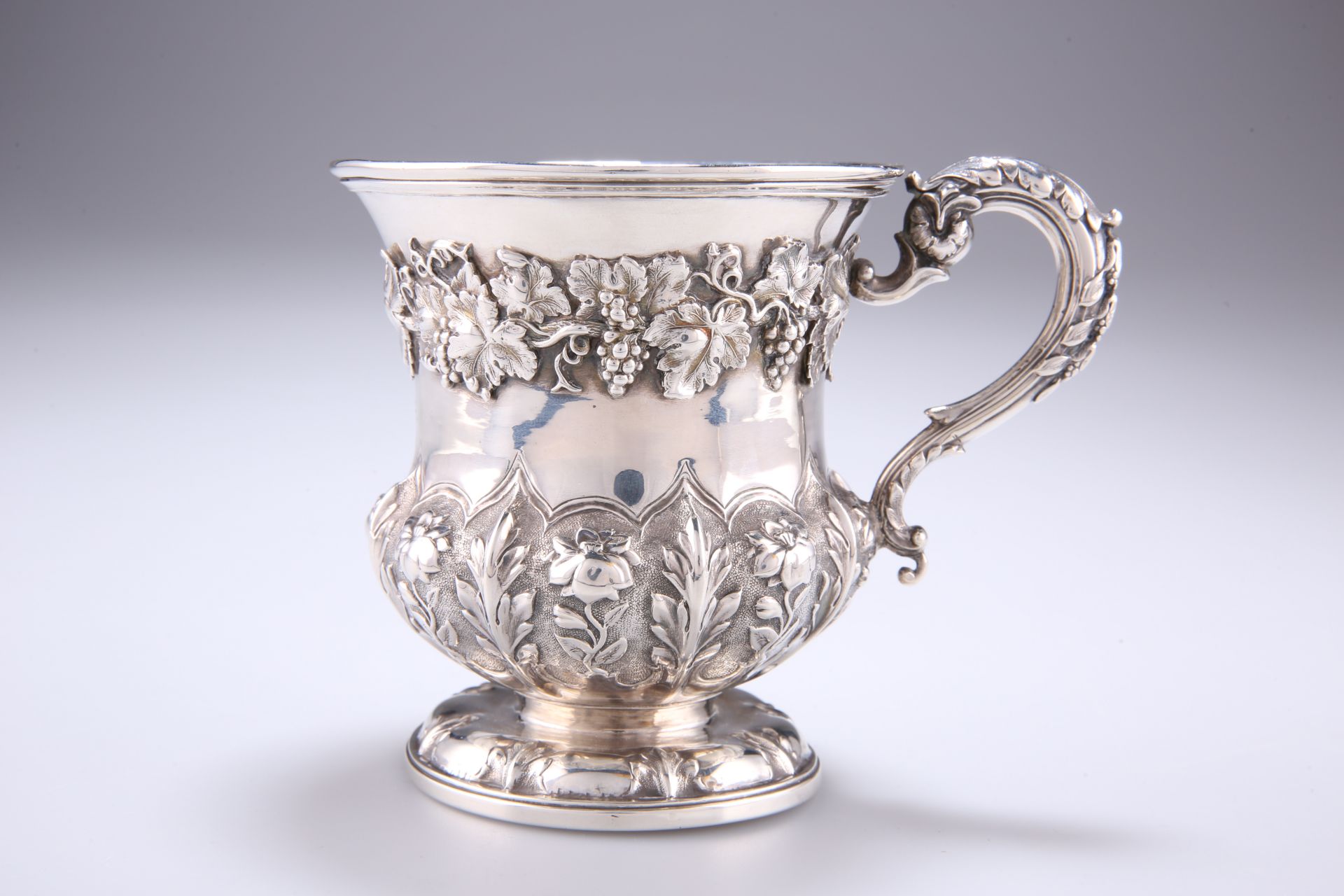 A WILLIAM IV SILVER MUG