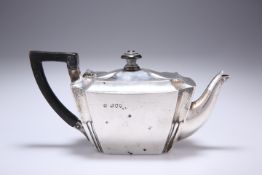 A VICTORIAN SILVER BACHELOR'S TEAPOT