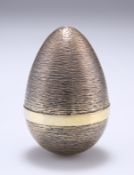 STUART DEVLIN: AN ELIZABETH II SILVER-GILT SURPRISE EGG