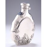 AN AMERICAN STERLING SILVER FLASK