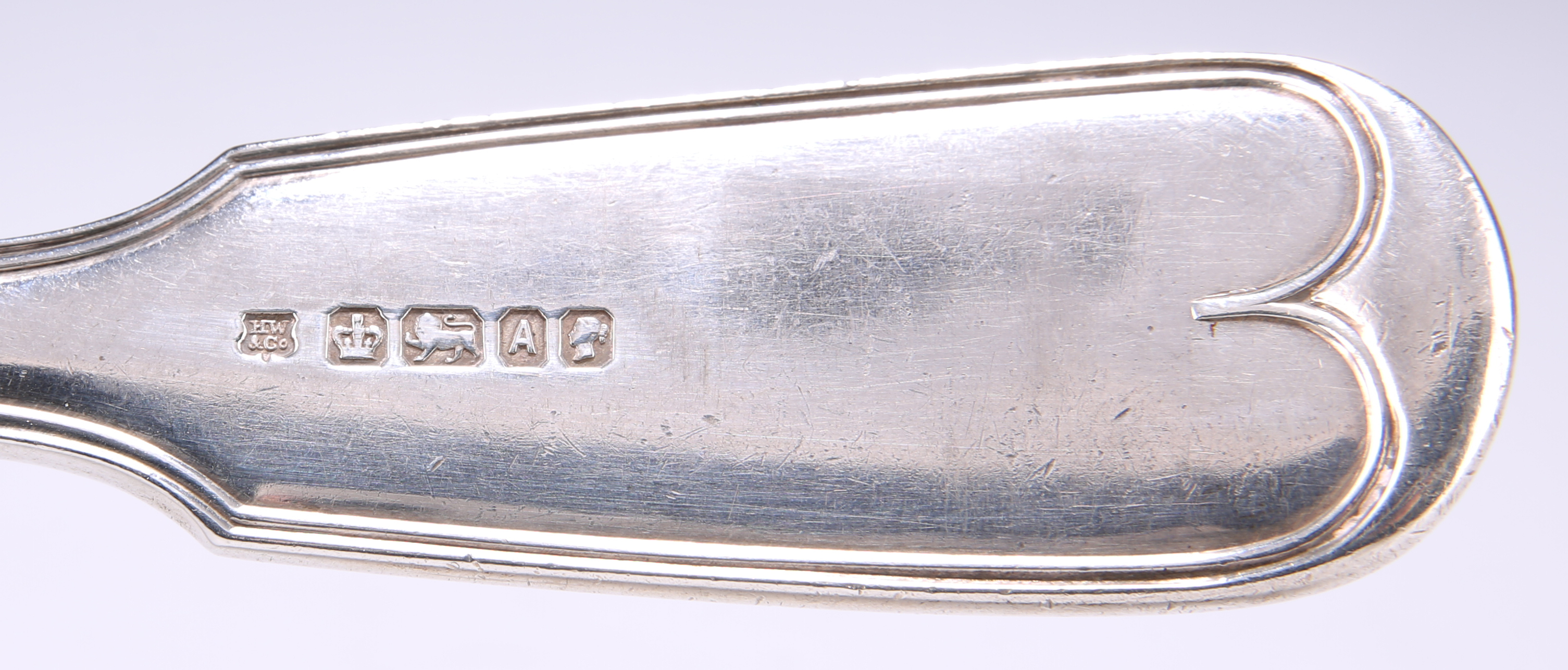A VICTORIAN SILVER BASTING SPOON - Image 3 of 3