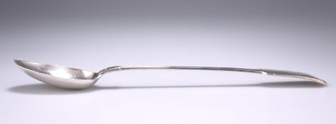 A VICTORIAN SILVER BASTING SPOON