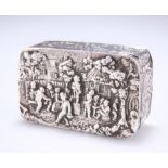 A HANAU SILVER TABLE SNUFF BOX