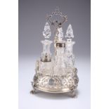 A VICTORIAN SILVER CRUET STAND