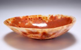 A POLISHED AGATE BOWL