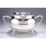 A LATE VICTORIAN SILVER-PLATED SOUP TUREEN