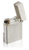 A SILVER METAL LIGHTER BY S.T. DUPONT